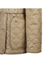 Diamond Quilted Nylon Jacket Beige - BURBERRY - BALAAN 8