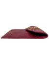 Envelope Uptown Baby Clutch Bag Burgundy - SAINT LAURENT - BALAAN 4