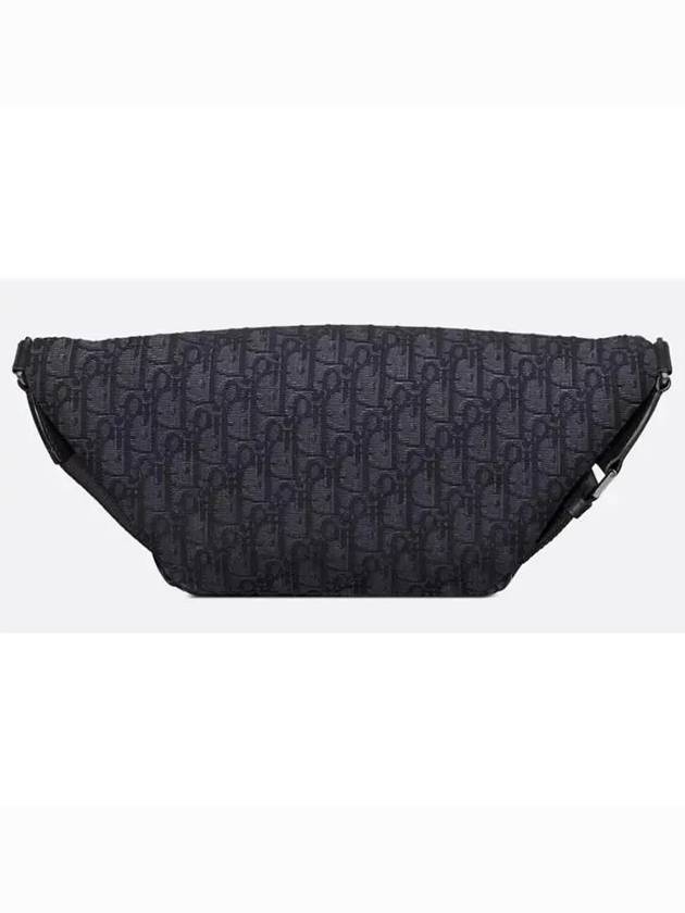 Oblique Jacquard 8 Belt Bag Black - DIOR - BALAAN 3