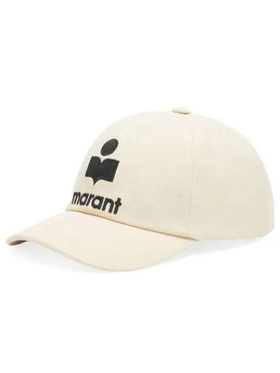 Tyron Embroidered Logo Ball Cap Ecru - ISABEL MARANT - BALAAN 2