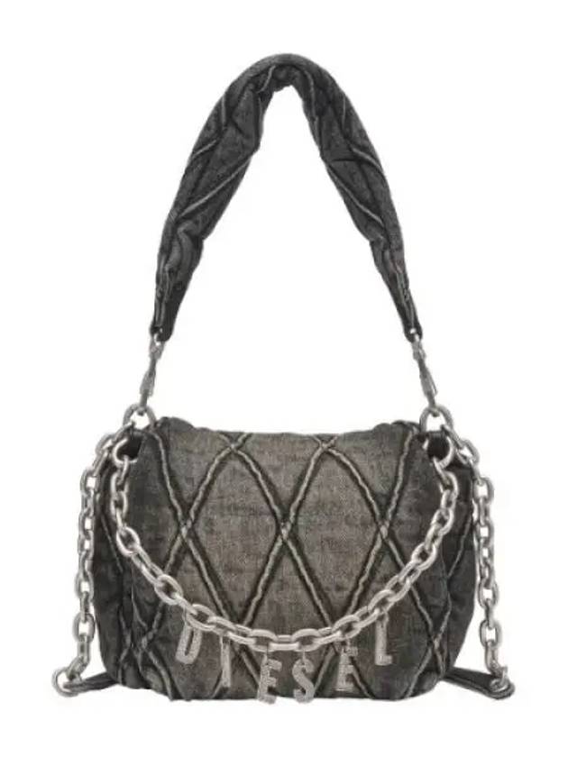 Charm shoulder bag black - DIESEL - BALAAN 1