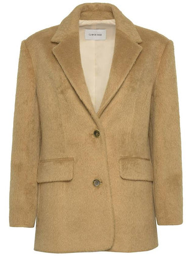 Mohair overfit jacket - CLAIR DE SAGE - BALAAN 1