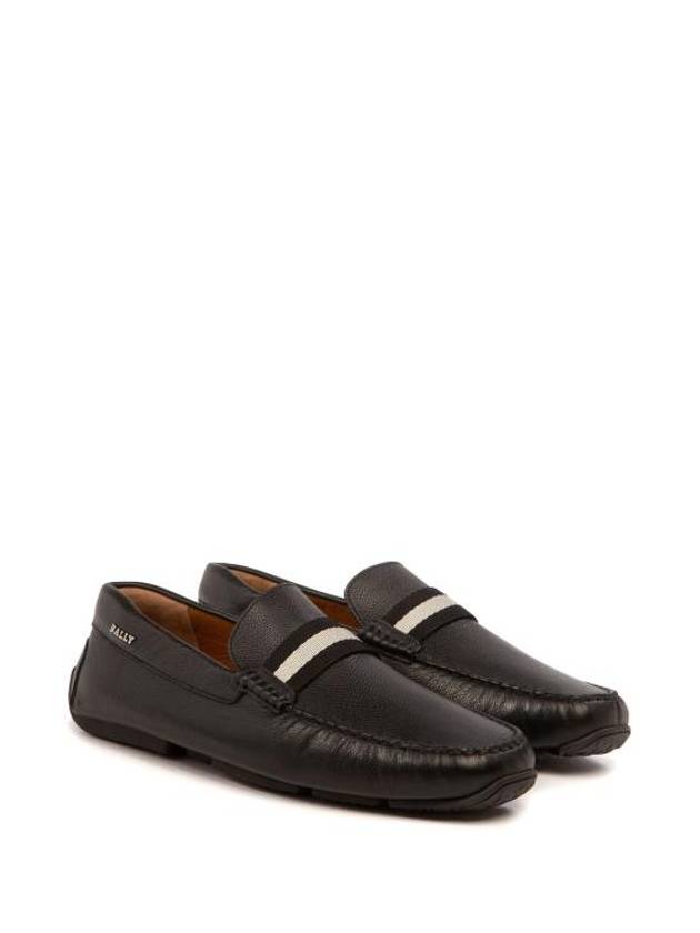 Pearce Leather Loafer Black - BALLY - BALAAN 3