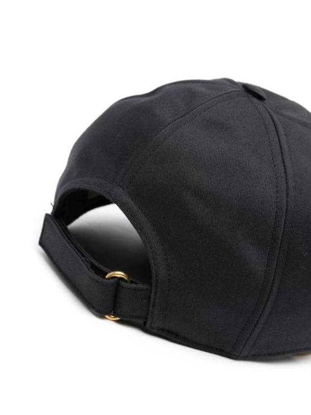 Embossed Base Ball Cap Black - GUCCI - BALAAN 3