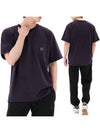 Crew Neck Poly Jersey Short Sleeve T-Shirt Eggplant - NEEDLES - BALAAN 2