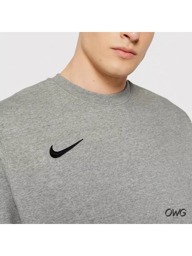 Park 20 Crew Fleece Sweatshirt Grey - NIKE - BALAAN 4