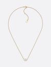 Claire D Rune White Crystal Necklace Gold - DIOR - BALAAN 3