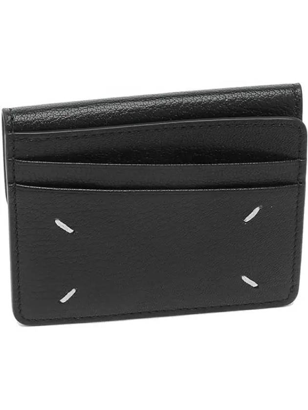 Stitch Flap Card Wallet Black - MAISON MARGIELA - BALAAN 2