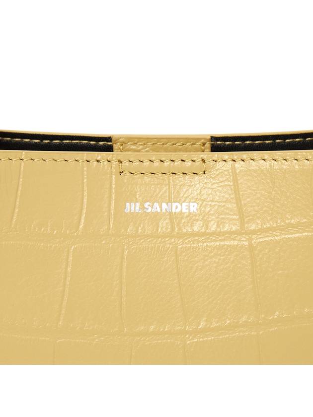 Tangle Small Calfskin Cross Bag Beige - JIL SANDER - BALAAN 9