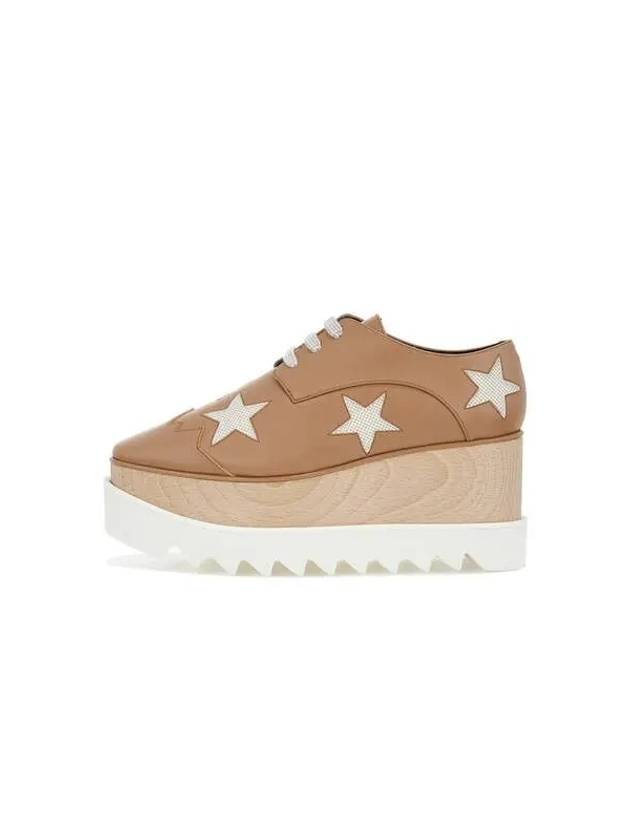 STELLA McCARTNEY ELYSE Star Platform Shoes Brown - STELLA MCCARTNEY - BALAAN 1