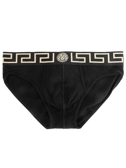 Men's Logo Banding Briefs 2 Pack Black - VERSACE - BALAAN 2