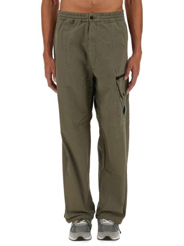 Microreps Boxy Lens Cargo Straight Pants Green - CP COMPANY - BALAAN 1