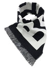 Big Logo Scarf Black - BURBERRY - BALAAN 2