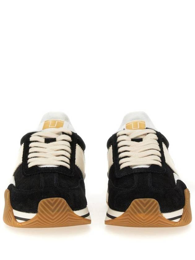 Suede James Sneakers Black Cream - TOM FORD - BALAAN 6