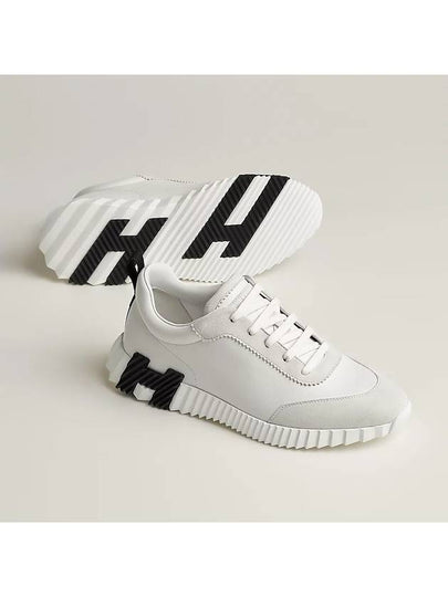 Bouncing Low Top Sneakers White - HERMES - BALAAN 2