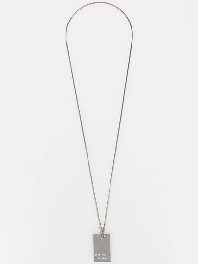 BRASS DOG TAG NECKLACE - NEIL BARRETT - BALAAN 2