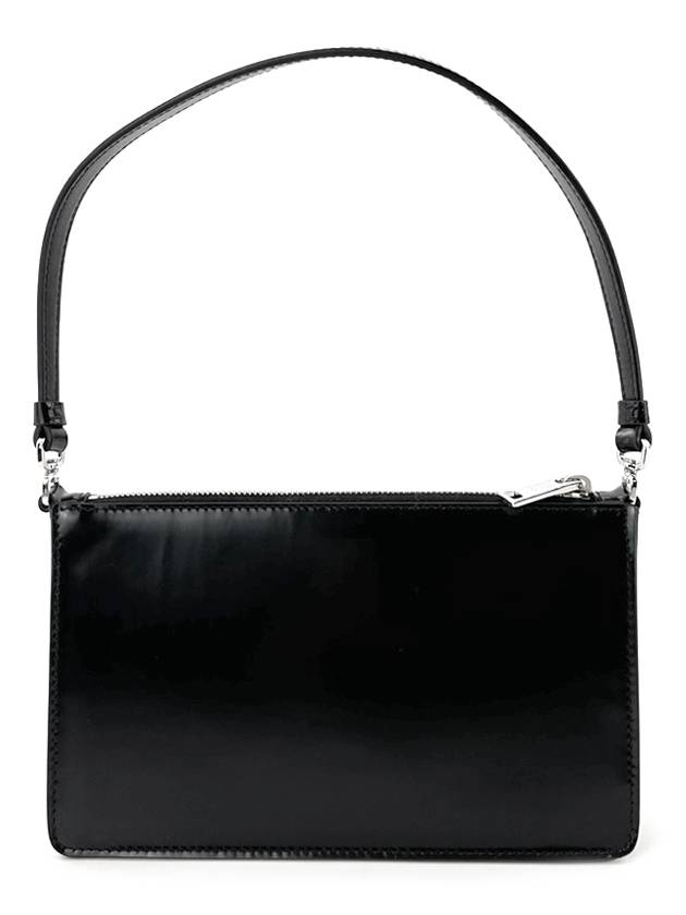 Brushed Leather Mini Bag Black - PRADA - BALAAN 3