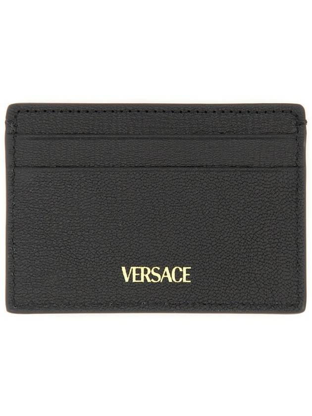 Medusa Leather Card Wallet Black - VERSACE - BALAAN 3