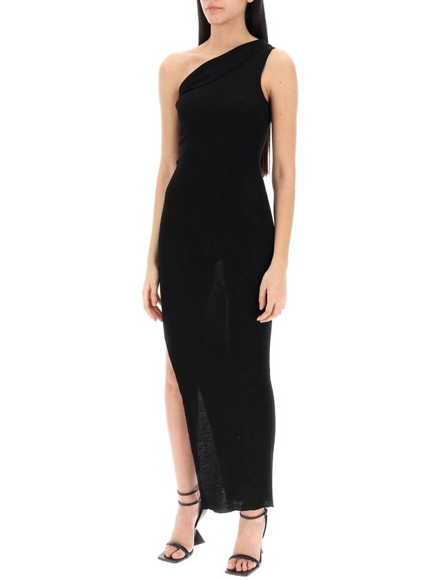 knitted one-shoulder dress - RICK OWENS - BALAAN 4