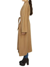 Olea Cashmere Single Coat Camel - MAX MARA - BALAAN 4