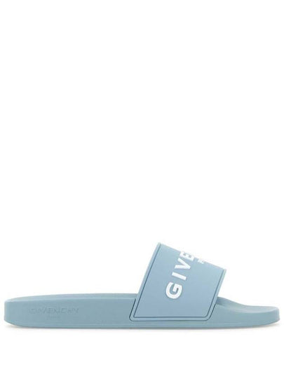 logo slippers blue - GIVENCHY - BALAAN 2