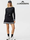 Women's Frida Striped Knit Skirt Black - J.LINDEBERG - BALAAN 2