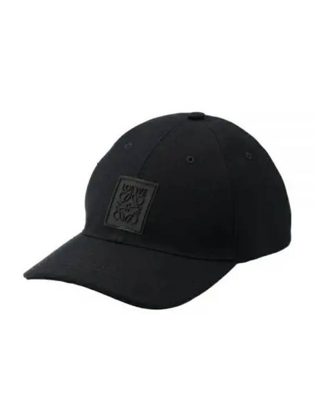 Logo Base Ball Cap Black - LOEWE - BALAAN 1