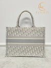 Used luxury goods Lewis It Gray oblique book tote medium - DIOR - BALAAN 6