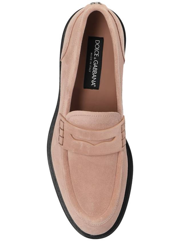 Dolce & Gabbana Suede Shoes Type Loafers, Women's, Pink - DOLCE&GABBANA - BALAAN 6