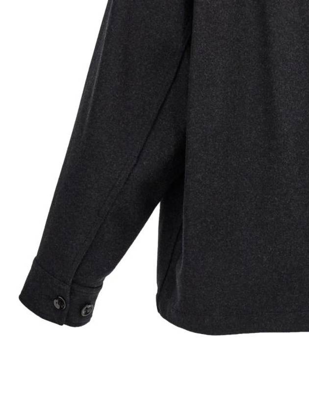 One Pocket Over Long Sleeve Shirt Black - LEMAIRE - BALAAN 5