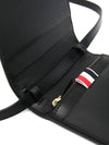 RWB Tab Enamel Strap Card Wallet Black - THOM BROWNE - BALAAN 5