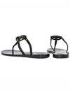 Miller Mini Flat Thong Flip Flop Black - TORY BURCH - BALAAN 7