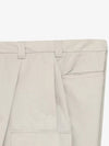 Cotton Pleated Pocket Wide Pants Ivory - NOIRER - BALAAN 6