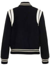 Teddy Jacket In Wool Black - SAINT LAURENT - BALAAN 3