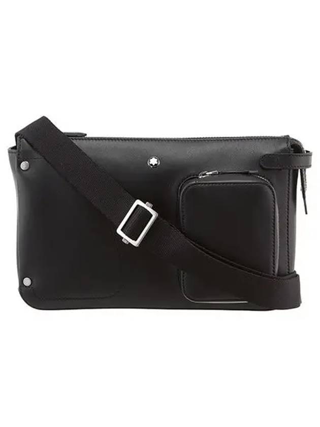 Pocket Logo Clutch Bag Black - MONTBLANC - BALAAN 2