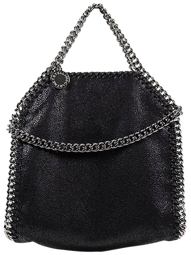 silver Falabella tiny tote bag black - STELLA MCCARTNEY - BALAAN 2