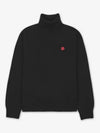 Boke Flower Knit Turtleneck Black - KENZO - BALAAN 2