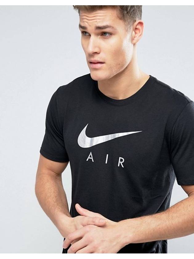 01940626010Hybrid Air TshirtBlack Silver - NIKE - BALAAN 2