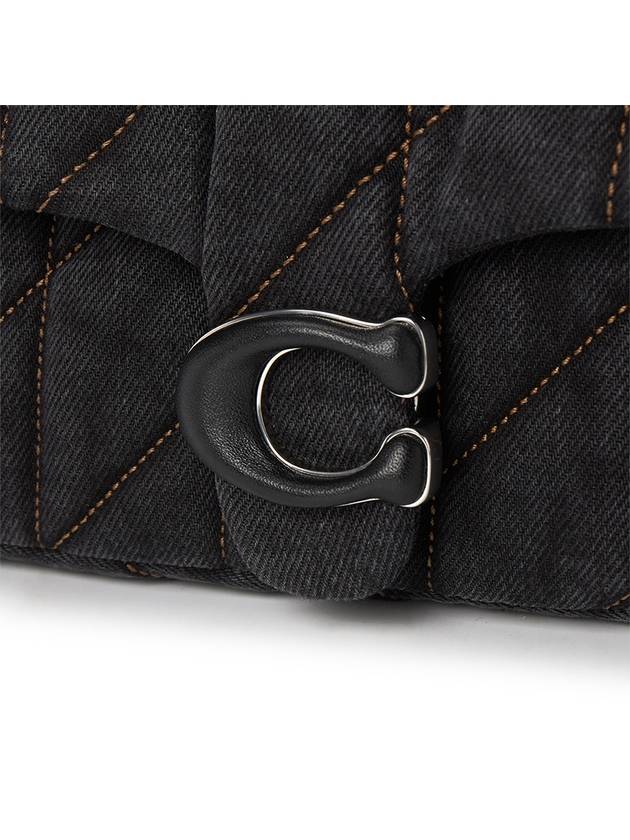Tabby 20 Women s Denim Chain Shoulder Bag CR701 LH BLACK - COACH - BALAAN 7