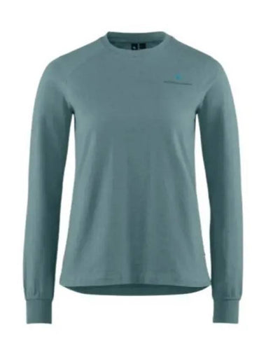 Root Logo LS Tee Woman Frost Green 10423 537 - KLATTERMUSEN - BALAAN 1