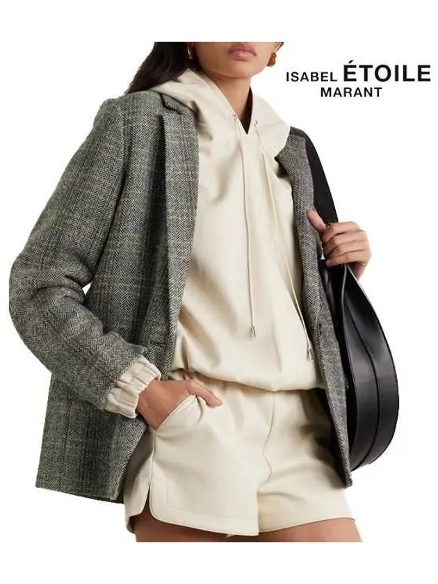Check Pattern Jacket Gray - ISABEL MARANT ETOILE - BALAAN.
