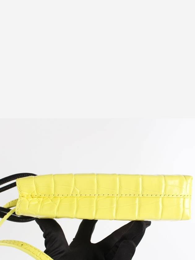 Crocodile cross bag yellow - BALENCIAGA - BALAAN 7