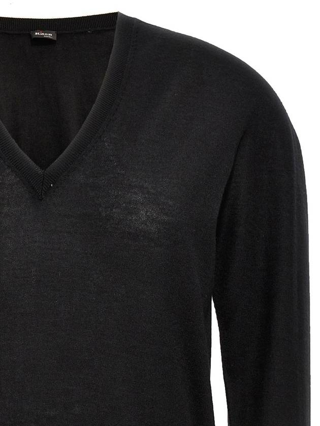 Kiton V-Neck Sweater - KITON - BALAAN 3