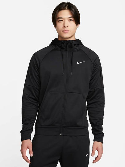 Golf Therma-Fit Fitness 1/4 Zip Hoodie Black - NIKE - BALAAN 2