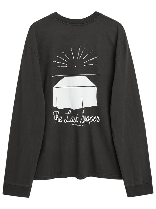 Tour Last Surfer Print Long Sleeve T-Shirt Black - OUR LEGACY - BALAAN 3