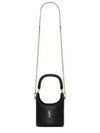 Gaby Lambskin Shoulder Bag Black - SAINT LAURENT - BALAAN 2