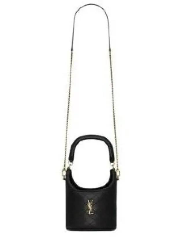 Gaby Lambskin Shoulder Bag Black - SAINT LAURENT - BALAAN 2