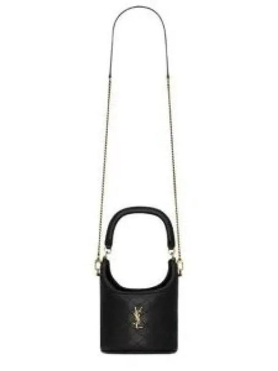 Gaby Lambskin Shoulder Bag Black - SAINT LAURENT - BALAAN 2