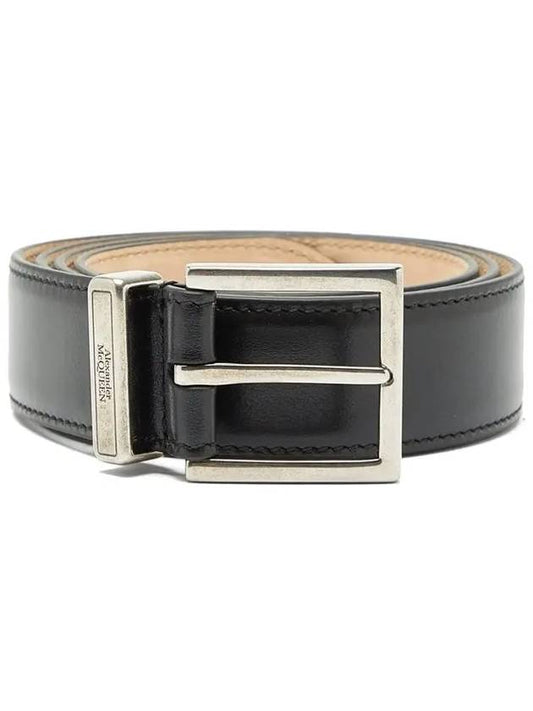 Logo engraved belt 625540 1XI0Y - ALEXANDER MCQUEEN - BALAAN 2