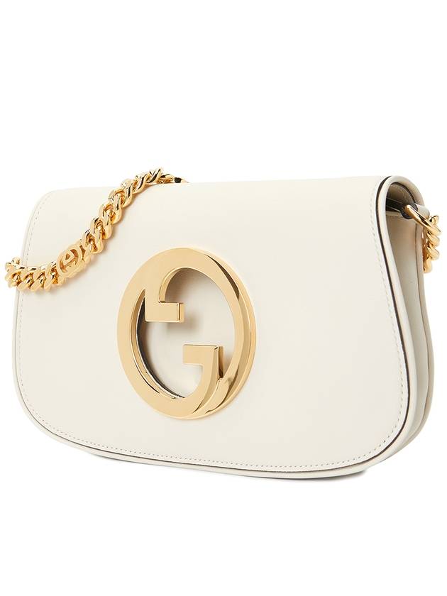 Blondie Interlocking G Shoulder Bag White - GUCCI - BALAAN 4